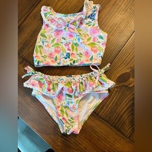 Floral Two-Piece Swimsuit
